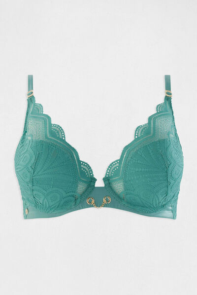 Soutien-gorge coques bleu femme