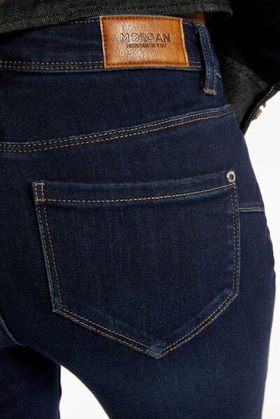 Jeans slim taille standard jean brut femme