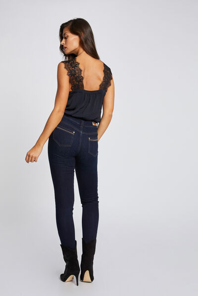 Jeans skinny taille standard jean stone femme