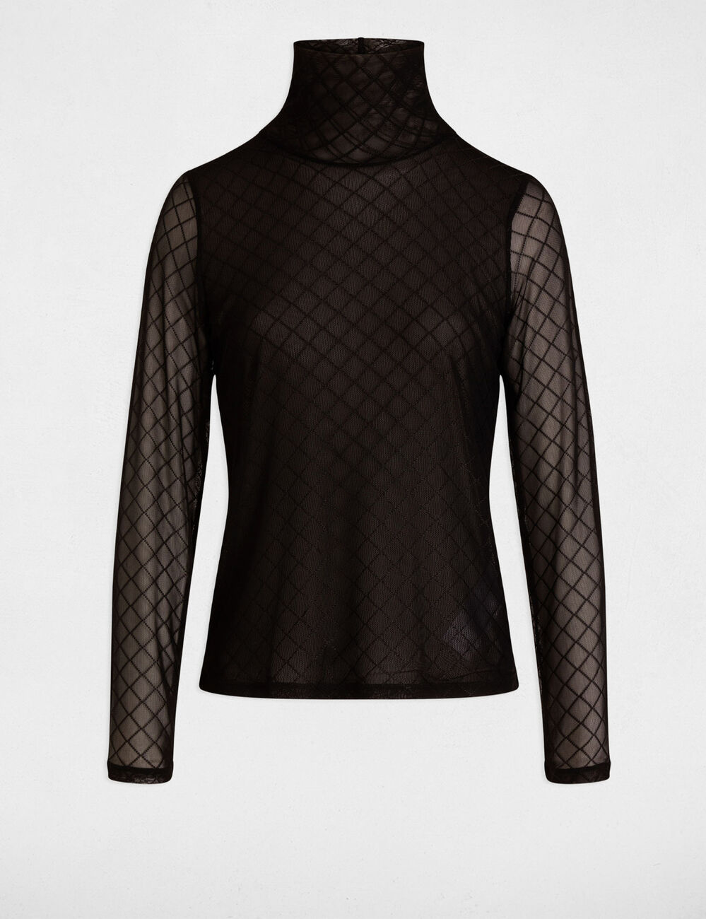 T-shirt manches longues noir femme