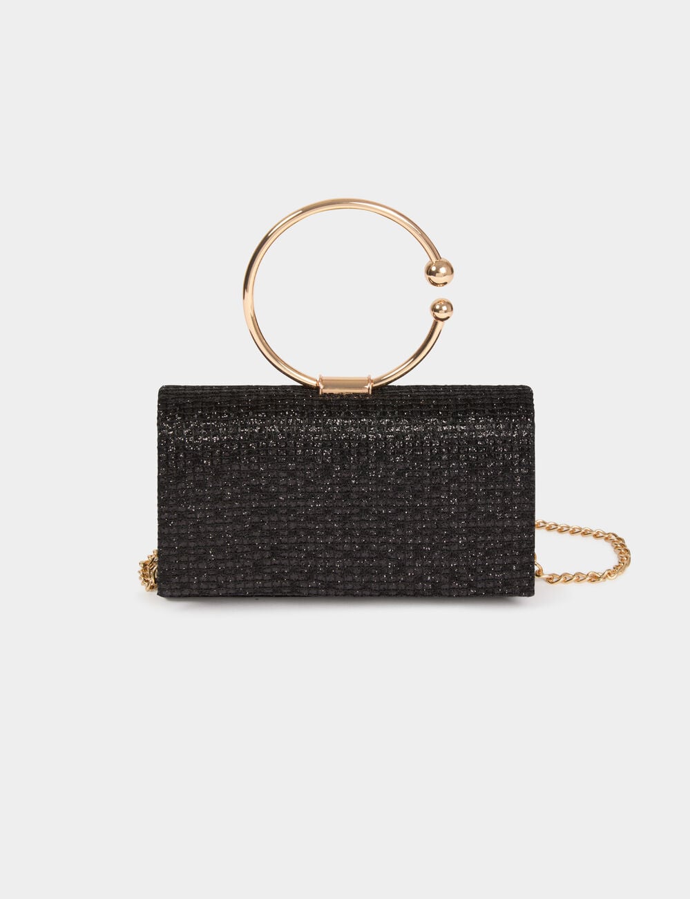 Pochette bijou noir femme