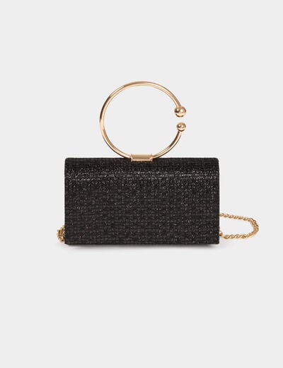 Pochette bijou noir femme