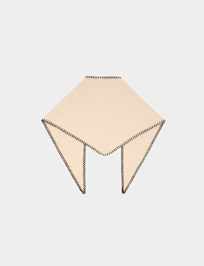 Cache-épaule ivoire femme