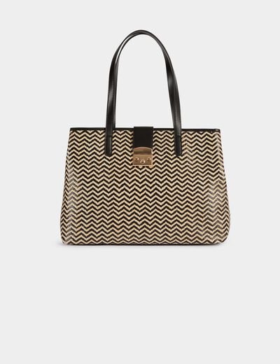 Sac cabas noir femme