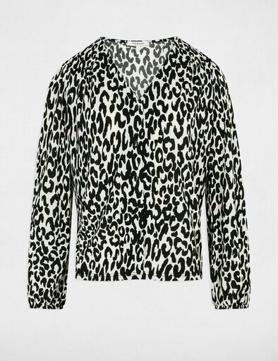 Chemise manches longues blanc femme