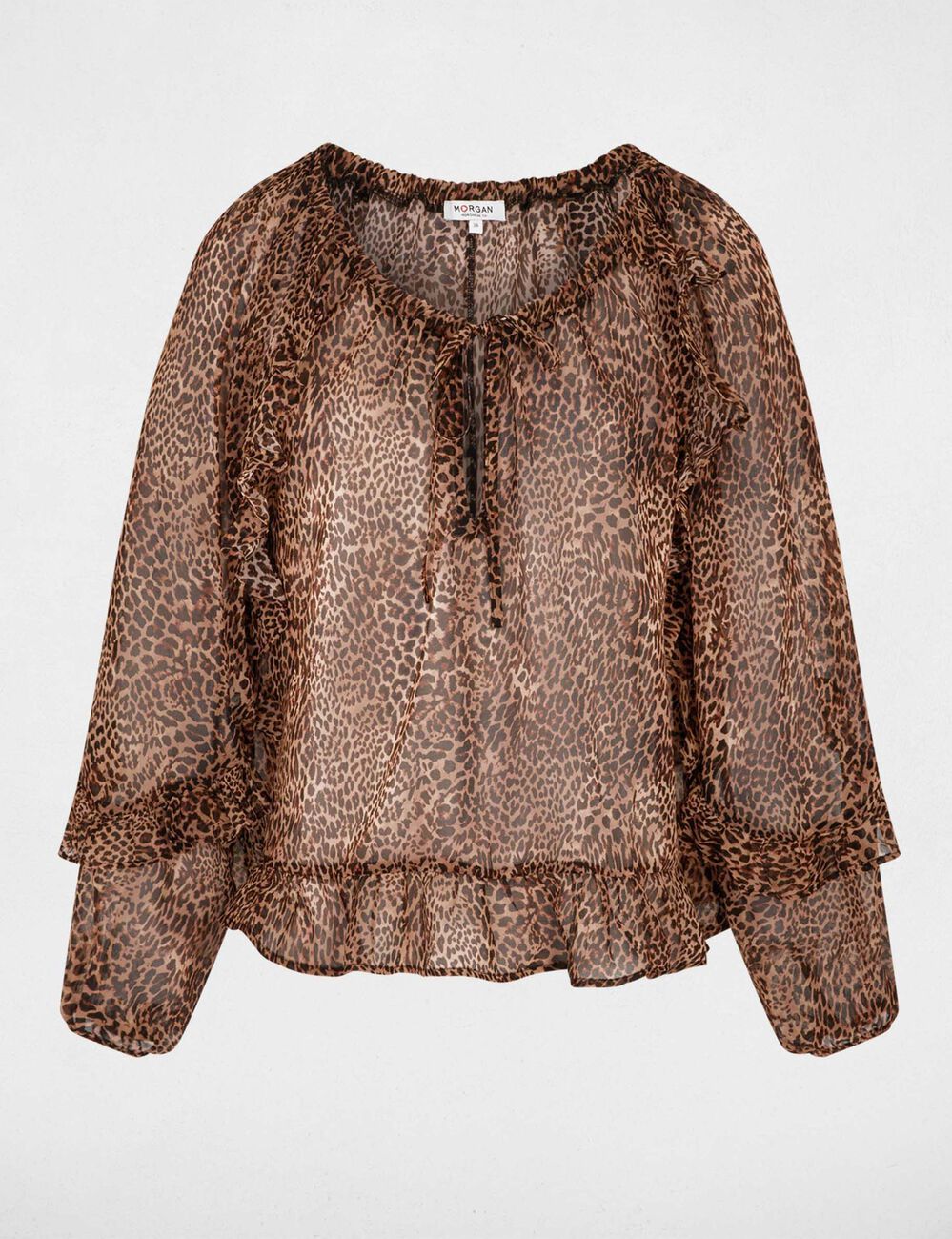 Blouse Noire Ajustée Marks & Spencer – Taille 14, Col V, Manches Longues