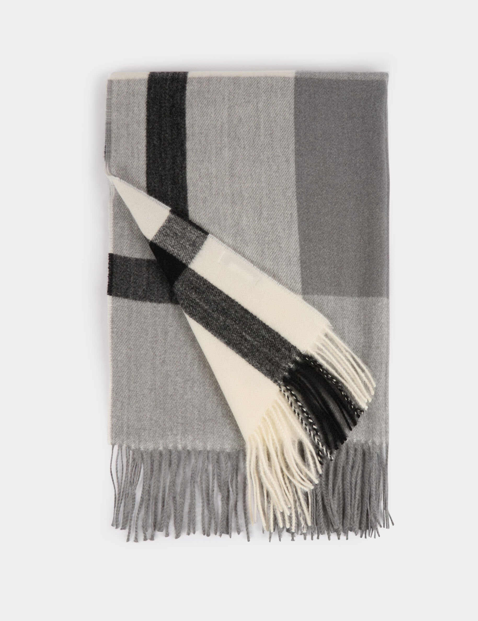 Écharpe à carreaux femme - vue 2