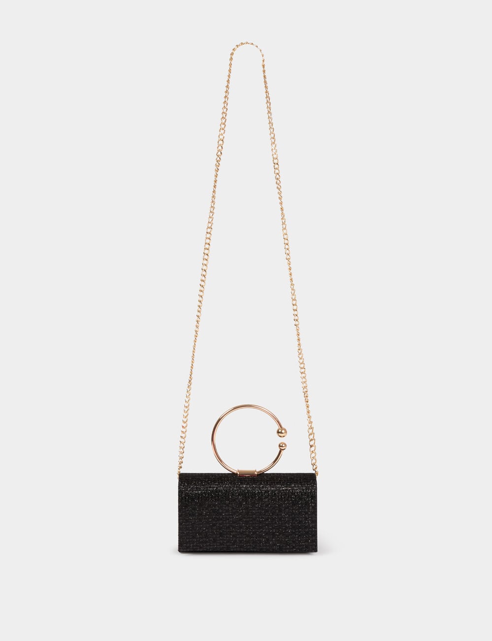 Pochette bijou noir femme