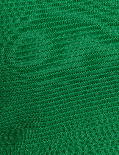 Pull ajust&eacute; col v vert prairie femme