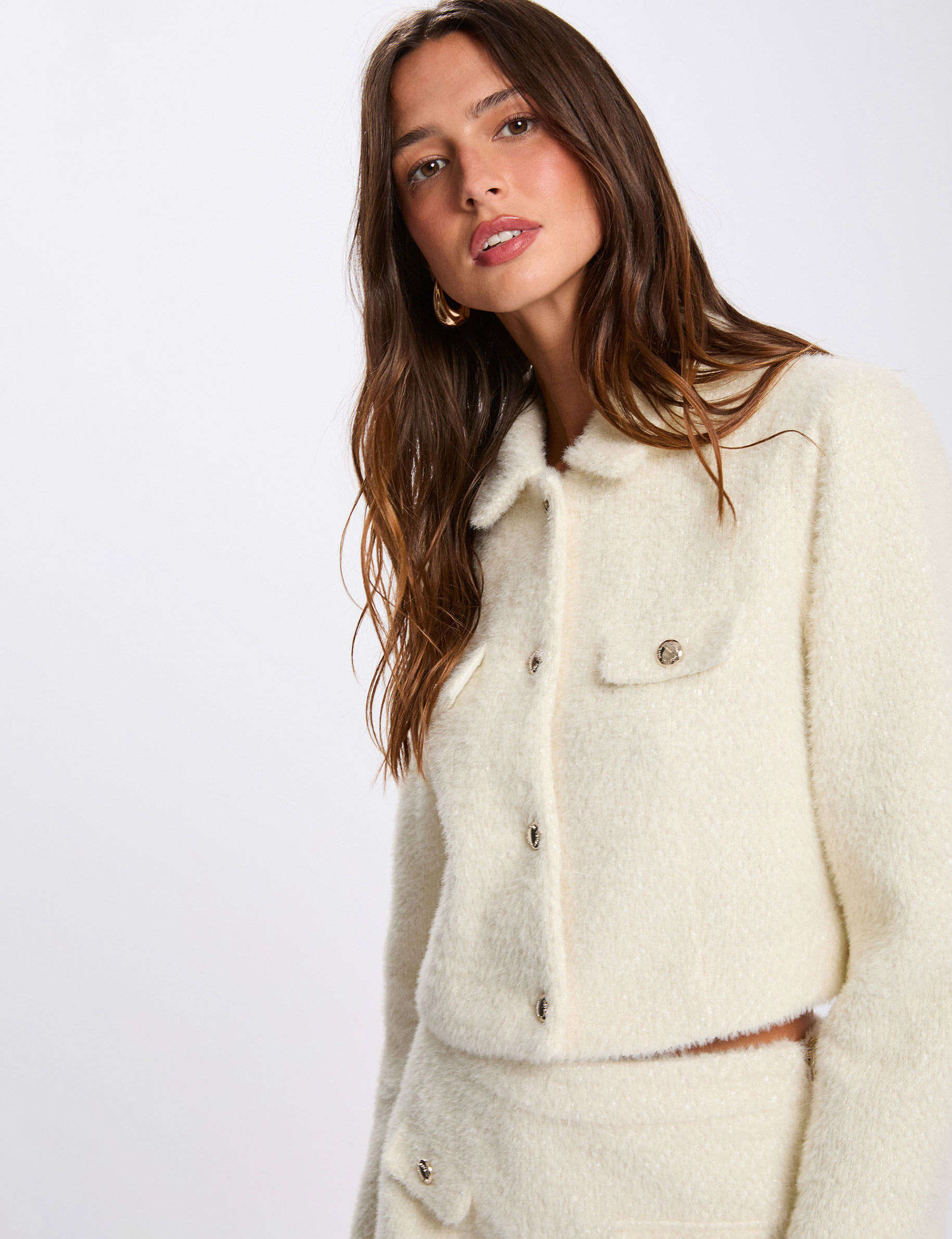 Veste ajustée cropped femme