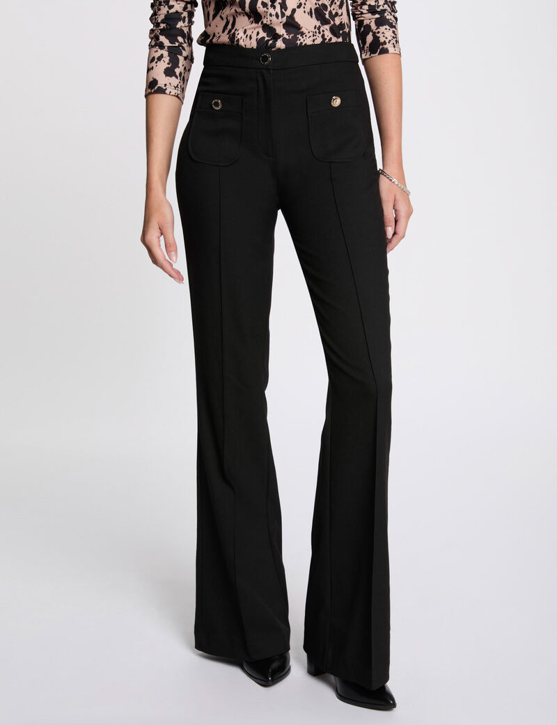 pantalon bootcut noir femme Pantalon bootcut noir femme