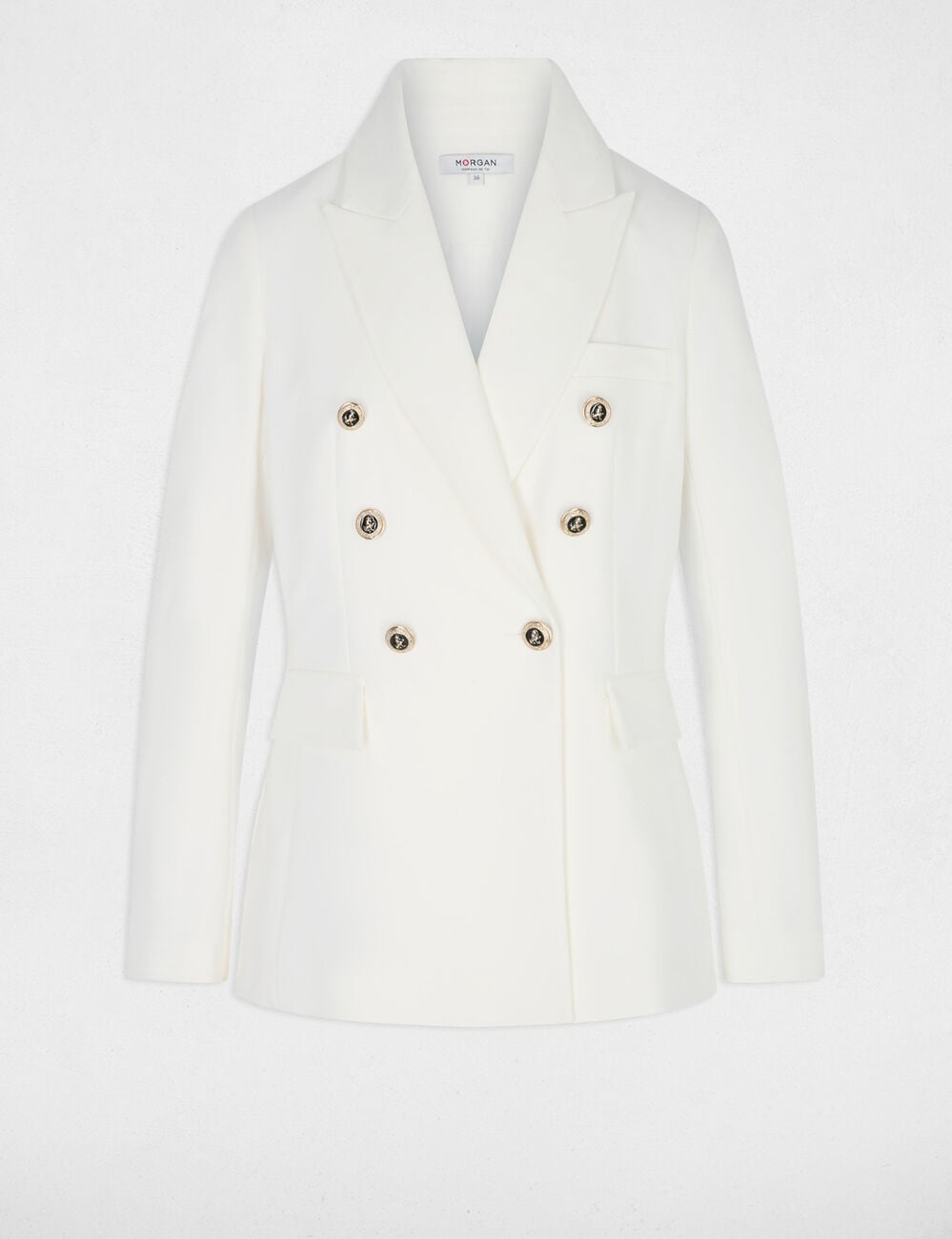 Blazer blanc blanc femme