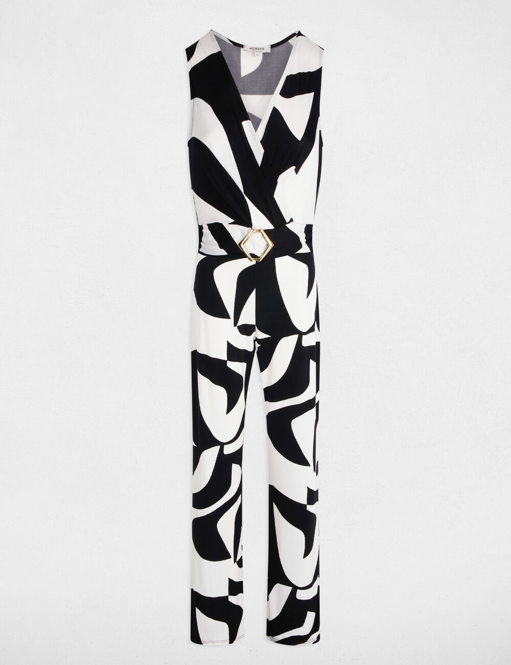 Combinaison longue imprimée multicolore femme