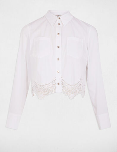 chemise manches longues blanc femme Chemise manches longues blanc femme