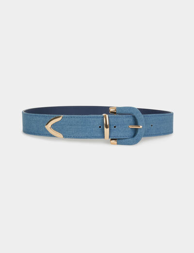 Ceinture jean denim stone femme
