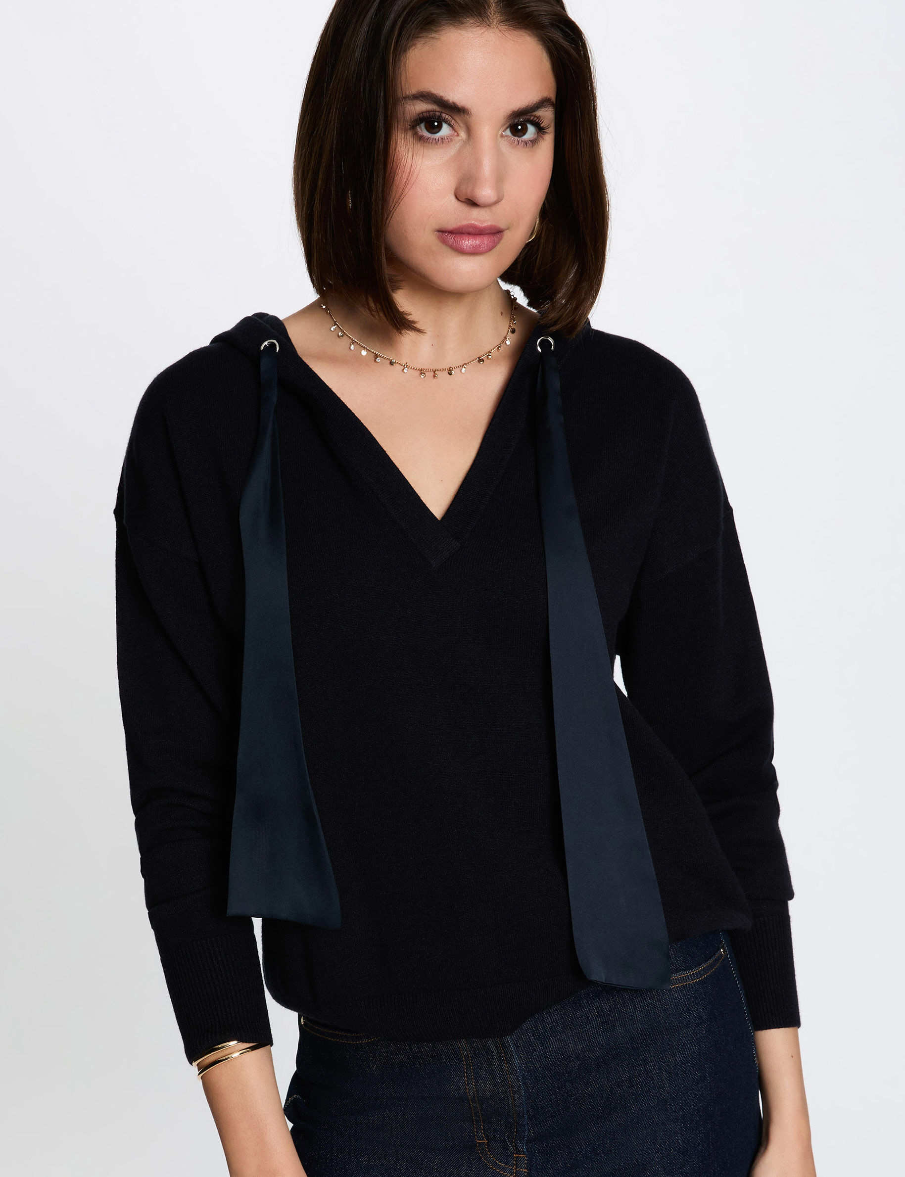 Pull à capuche femme