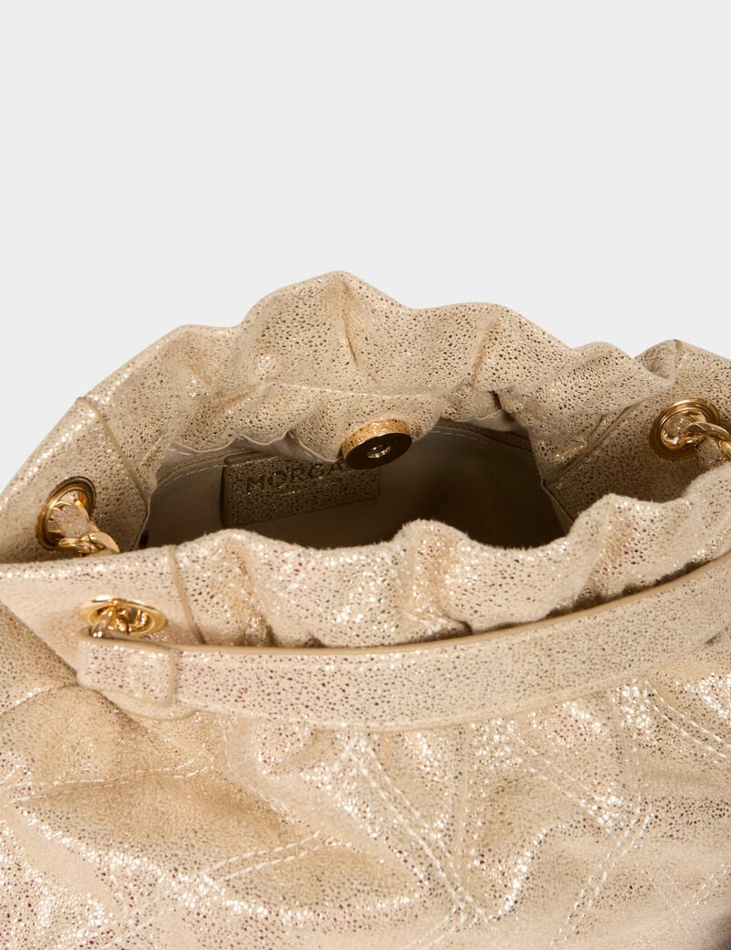 sac metallise jaune or femme Sac métallisé jaune or femme