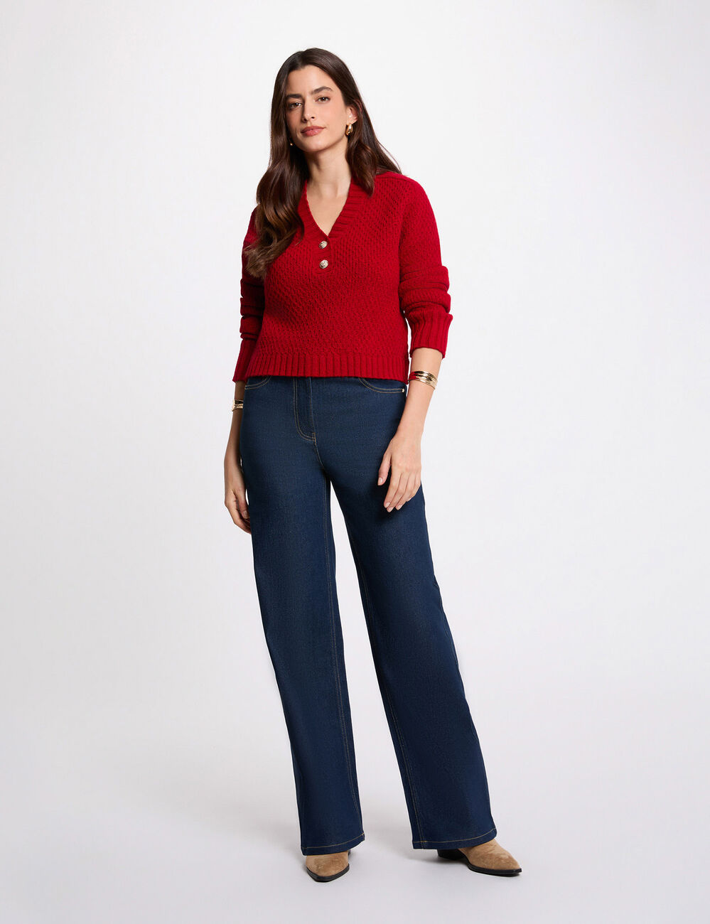 Pulls & Gilets Femme - Oversize ou Long - Col Roulé ou V