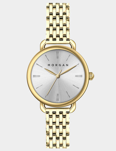 Montre jaune or femme