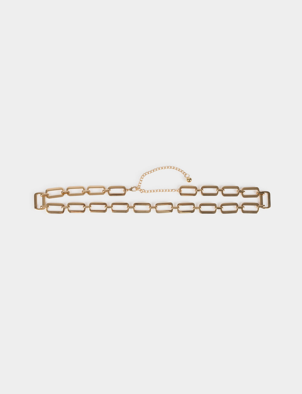 Ceinture chaîne jaune or femme