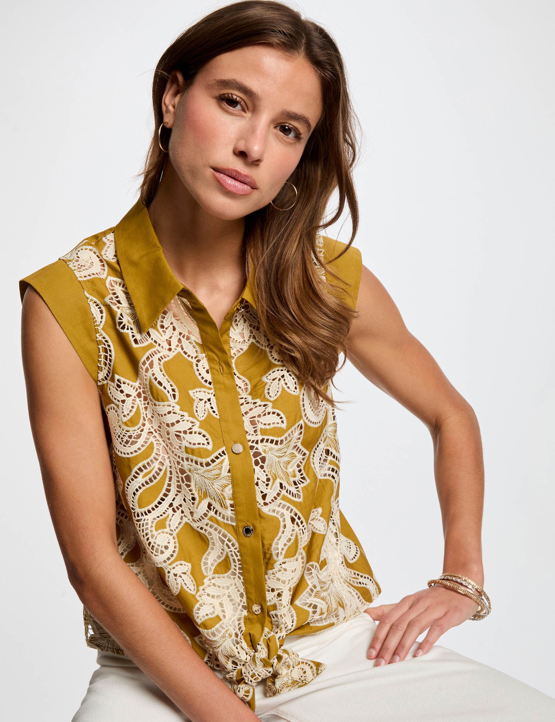 Chemise sans manches - Morgan - Modalova