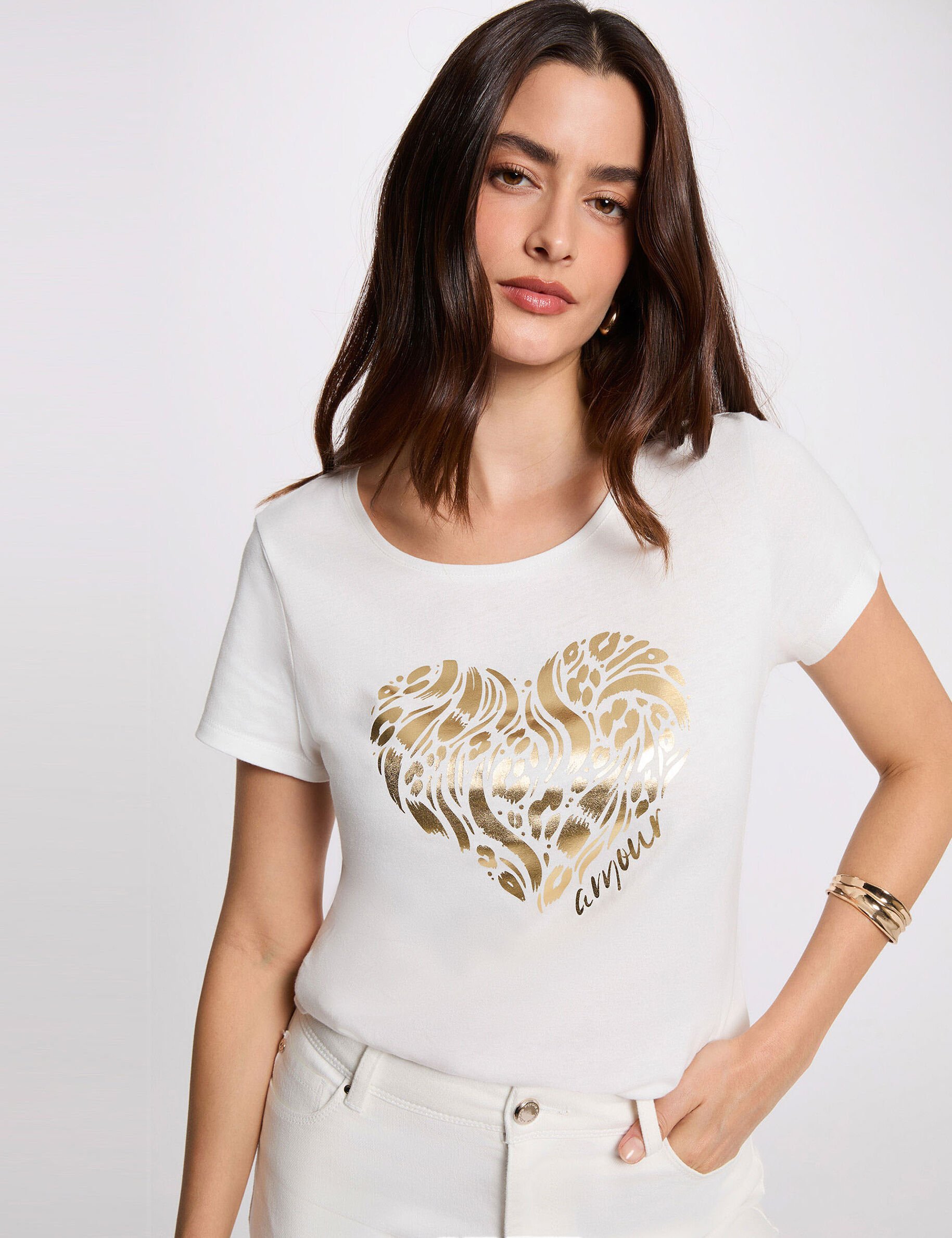T shirt manches courtes femme