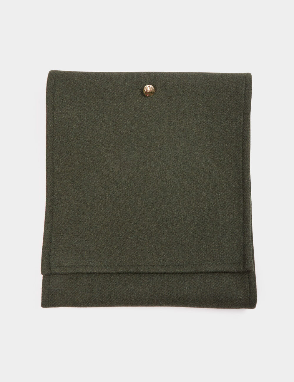 &Eacute;charpe col montant vert kaki femme