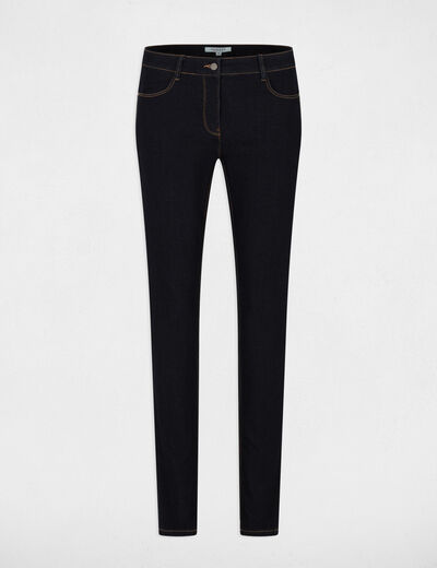 Jean skinny ajust&eacute; bleu femme