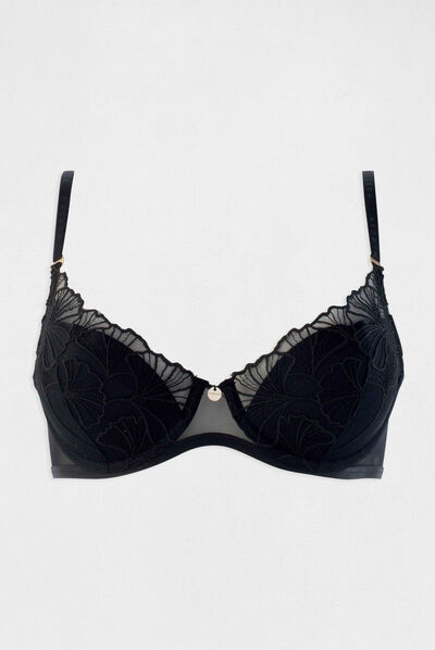 Soutien-gorge coques noir femme