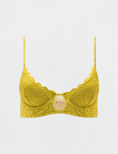 Soutien-gorge coques vert femme