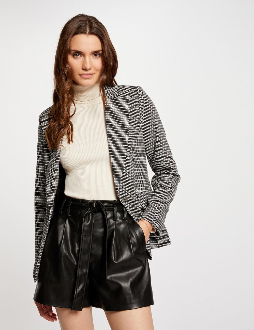 Blazer imprimé géométrique multico femme