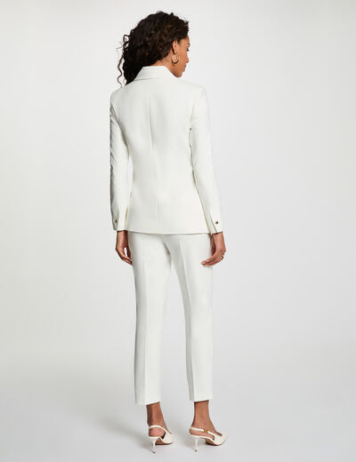 Blazer sans manches blanc femme