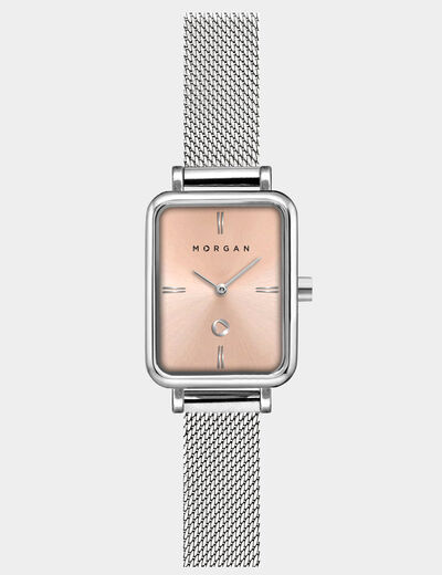 Montre couleur argent femme