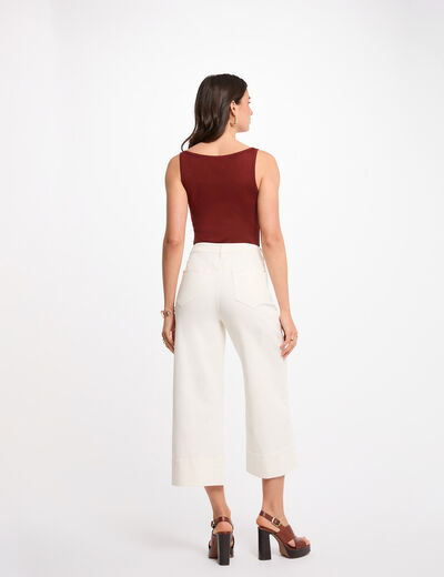 Débardeur Morgan De Toi Taille S – Marron – Neuf Avec étiquettes – Femme