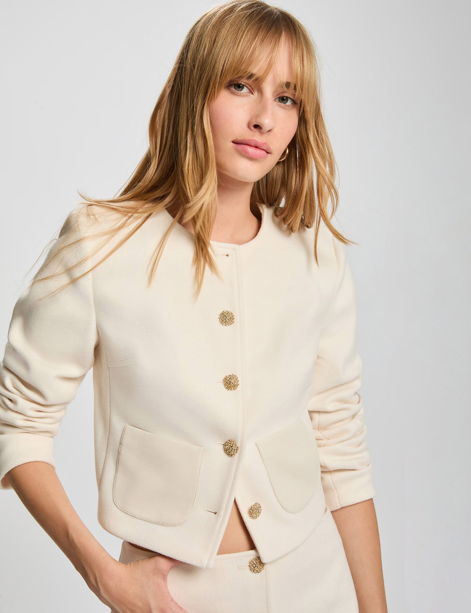 Veste courte sans manches femme
