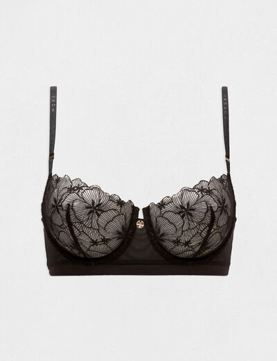 Soutien-gorge armatures noir femme