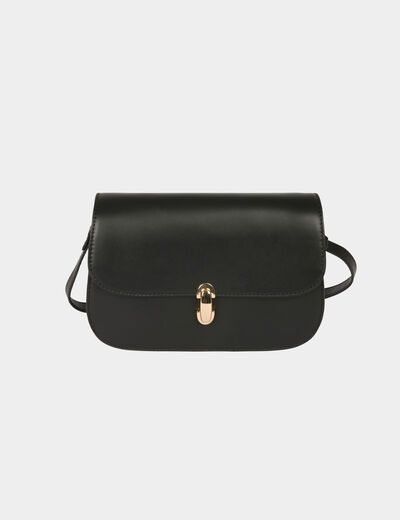 Sac bo&icirc;te bandouli&egrave;re noir femme