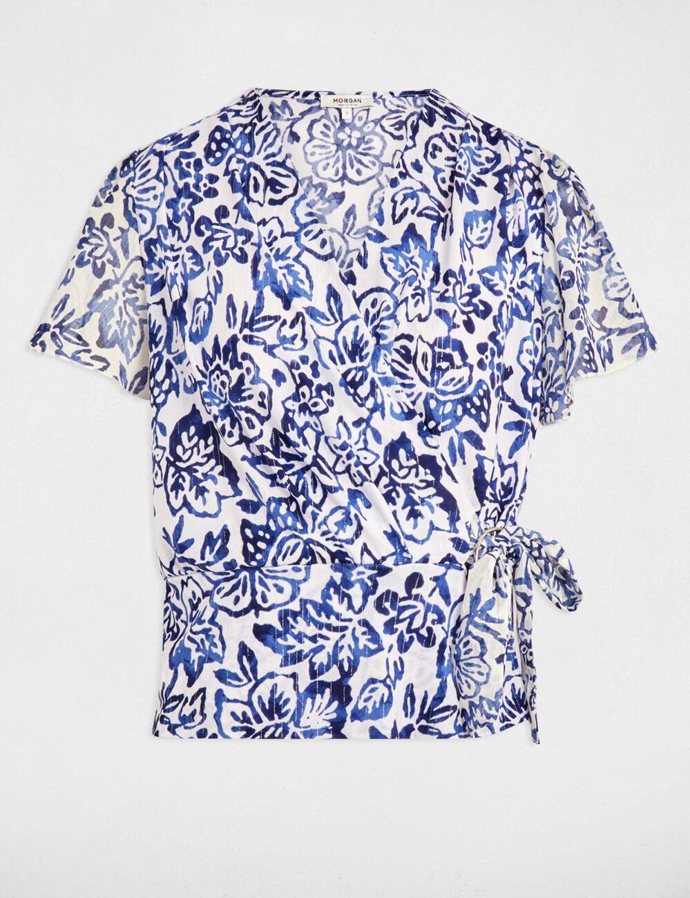 T-shirt manches courtes multicolore femme