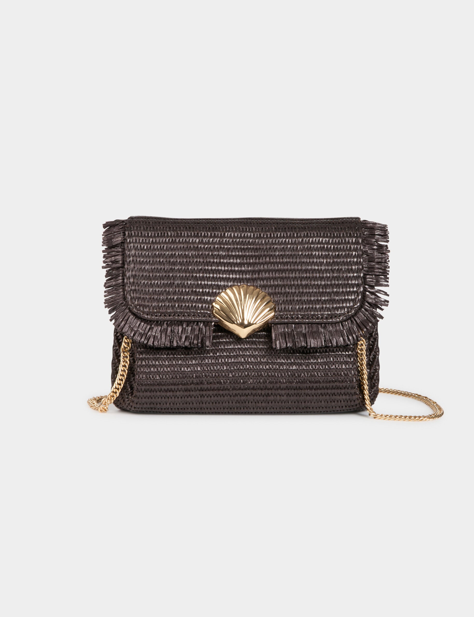 Sac bandoulière fermoir femme