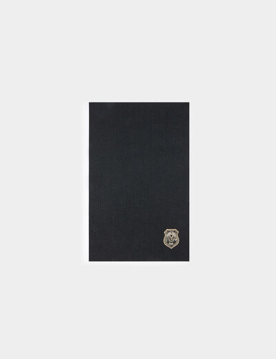 &Eacute;charpe &eacute;cusson noir femme