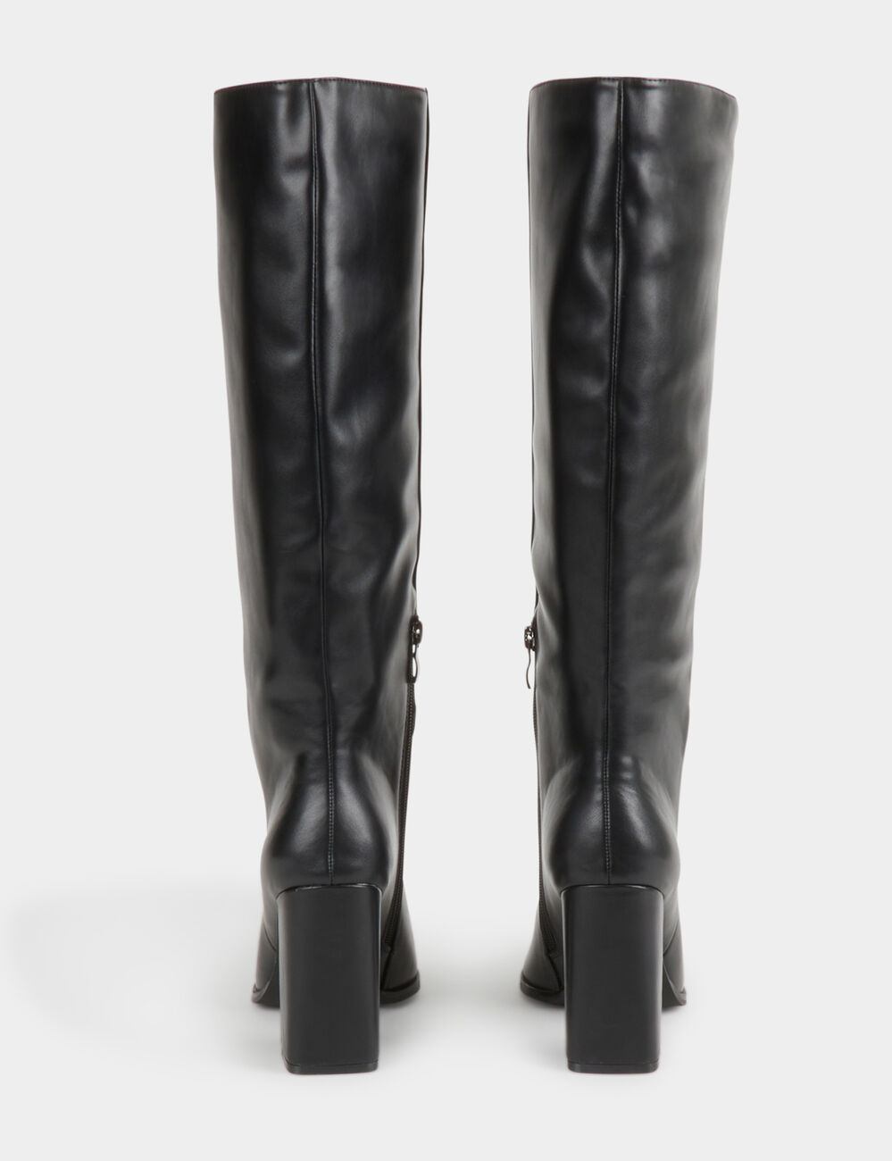 Bottes &agrave; talons et bouts pointus noir femme