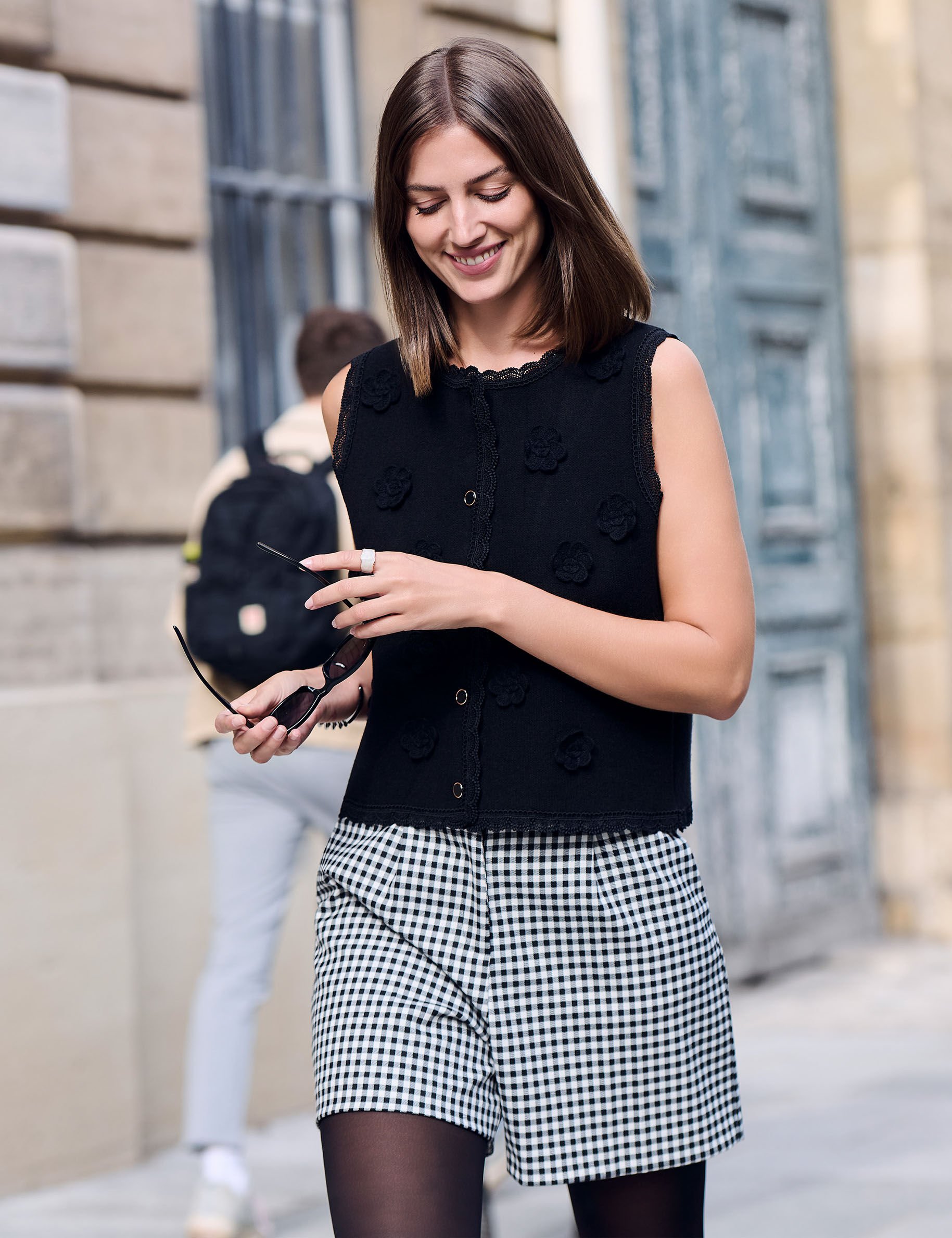 Short taille haute femme - vue 2