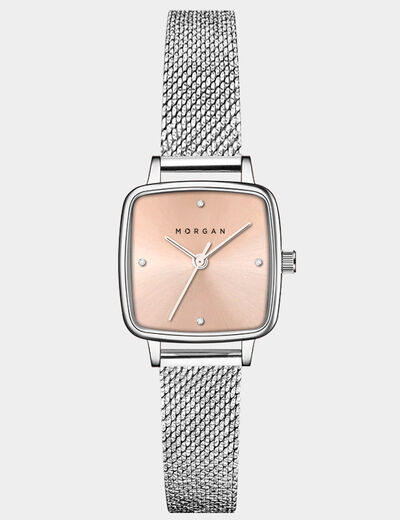 Montre couleur argent femme
