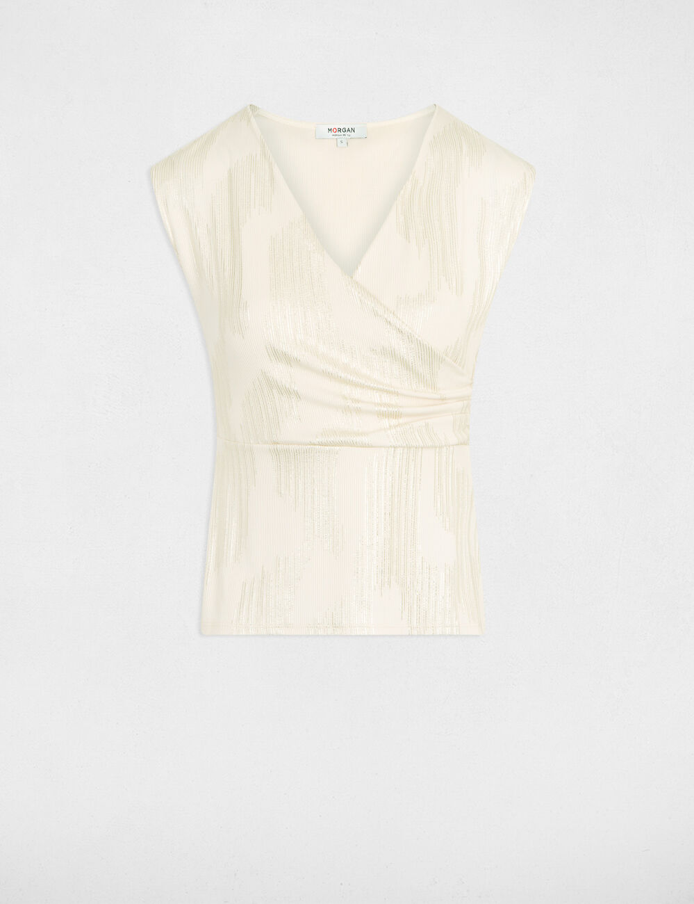 Top sans manches c&ocirc;tel&eacute; multicolore femme