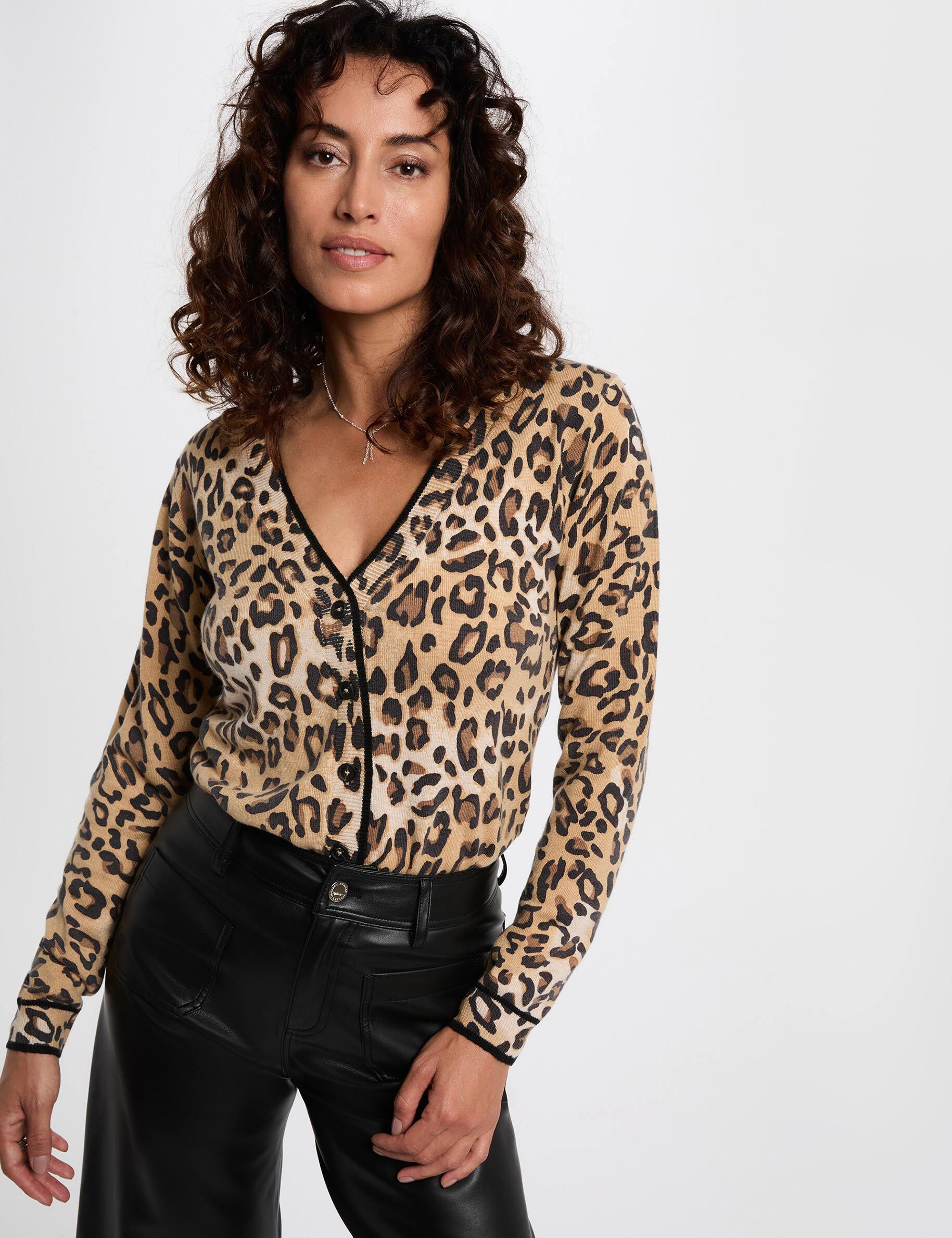 Morgan Gilet ajusté col rond pour femme