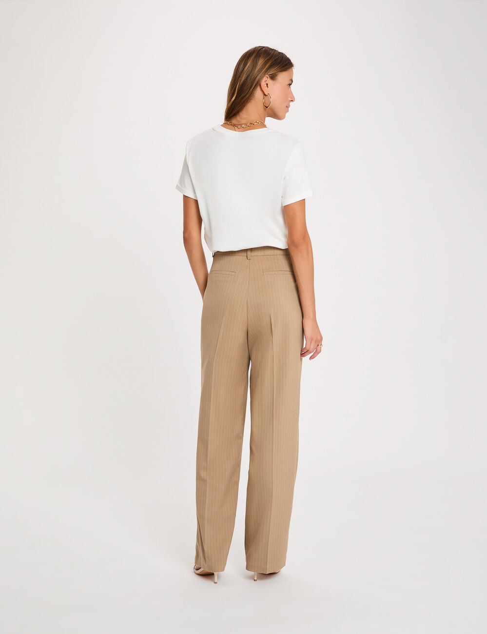 T-shirt manches courtes blanc femme