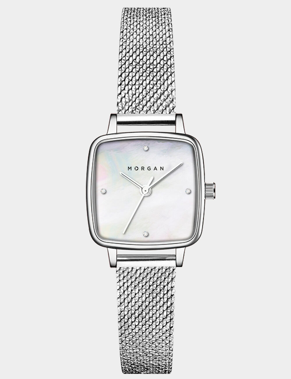 Montre couleur argent femme