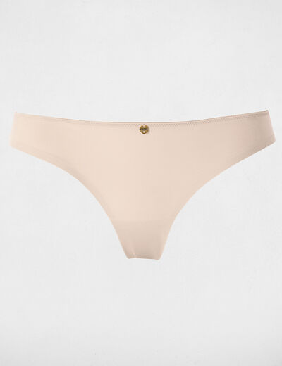 Tanga beige femme