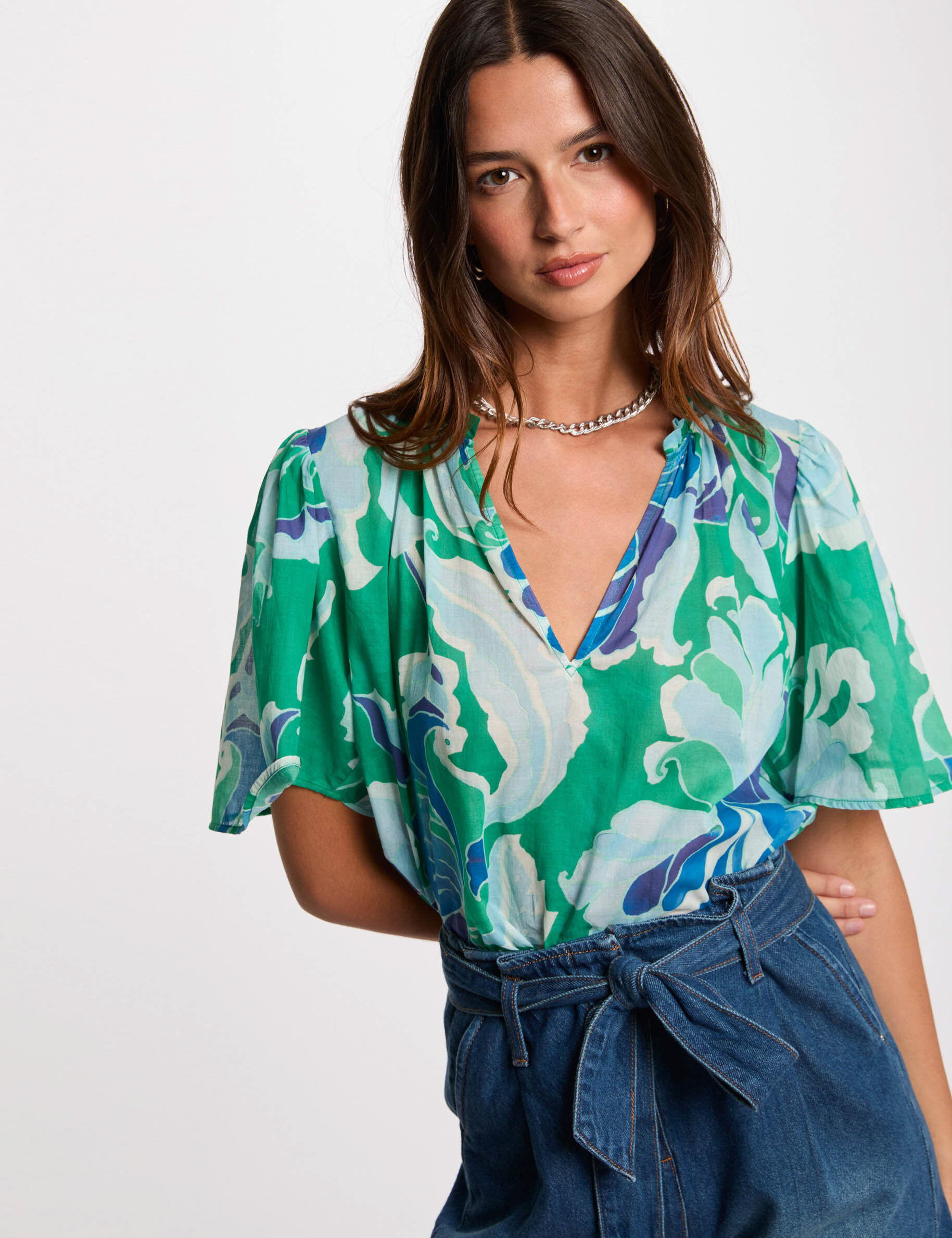 Blouse manches courtes - Morgan - Modalova