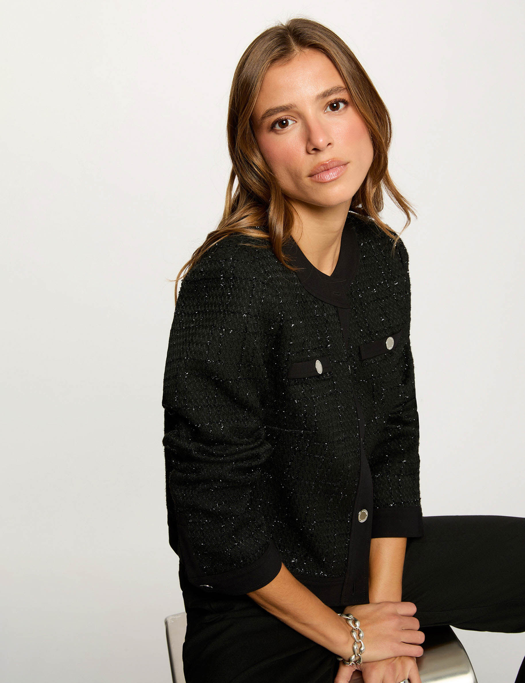 Veste courte ajustée femme - vue 2